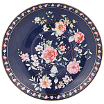 Чайный сервиз из фарфора синий на 6 персон 14 предметов Flower Porcelain Collection варинант исполнения - 3 | Loft Concept в Москве