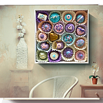 Панно "Конфетное ассорти" Bright Candy Assortment варинант исполнения - 4 | Loft Concept в Москве