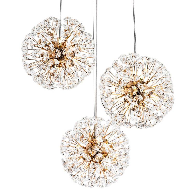    3-  Crystal Dandelions Hanging Lamp      | Loft Concept 