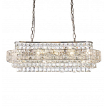 Люстра овальной формы хрустальная в неоклассическом стиле Majesty варинант исполнения - 6 | Loft Concept в Москве