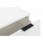 Комод белый с 3-мя ящиками Strict Lines  варинант исполнения - 5 | Loft Concept в Москве