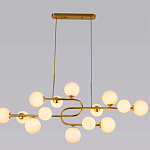 Люстра подвесная с белыми лампами в форме шара Flute варинант исполнения - 4 | Loft Concept в Москве