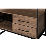 Стеллаж под TV в стиле лофт с открытыми полками и ящиками Urban Style Space варинант исполнения - 3 | Loft Concept в Москве