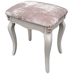 Пуф из массива дерева с велюровой обивкой Marrok French Seating варинант исполнения - 1 | Loft Concept в Москве