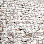 Кресло вращающееся круглой формы из серого шенилла Favorite Vacation Place варинант исполнения - 3 | Loft Concept в Москве