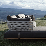 Дизайнерский модульный уличный диван SWAY Modular Sofa варинант исполнения - 9 | Loft Concept в Москве