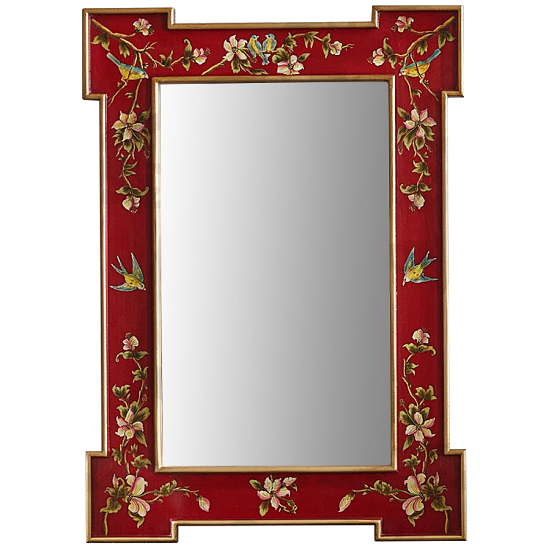       Shao Chinoiserie Mirror Red      | Loft Concept 