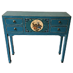 Консоль в китайском стиле с 4-мя ящиками Chinese Elm Console Table варинант исполнения - 1 | Loft Concept в Москве