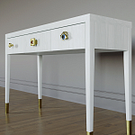 Дизайнерский Письменный стол Elsa Dreams White с тремя ящиками варинант исполнения - 2 | Loft Concept в Москве