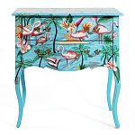 Комод с росписью Розовый фламинго L.XV CHEST OF DRAWERS Flowers with Flamingo варинант исполнения - 2 | Loft Concept в Москве