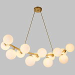 Люстра подвесная с белыми лампами в форме шара Felicitat варинант исполнения - 4 | Loft Concept в Москве