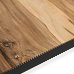 Стол обеденный раздвижной с прямоугольной столешницей на четырех черных ножках Blair варинант исполнения - 7 | Loft Concept в Москве