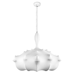 Подвесной светильник с белым фигурным абажуром и мягкими волнистыми краями Cloud Motion  варинант исполнения - 17 | Loft Concept в Москве