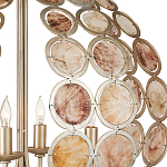 Люстра в форме шара с декором из круглых декоративных элементов Bright Shell Discs варинант исполнения - 1 | Loft Concept в Москве