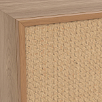 ТВ-тумба с декором из ротанга Pansy Rattan TV Stand варинант исполнения - 2 | Loft Concept в Москве