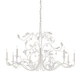 Люстра белая с декором в виде дубовых листьев и желудей  White Natural Lines варинант исполнения - 2 | Loft Concept в Москве