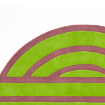 Дизайнерский ковер зеленый Poltronova Sofo Verosa Rug варинант исполнения - 5 | Loft Concept в Москве