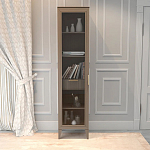 Витрина левая 1-дверная с ящиком и 5-ю полками Harper Line варинант исполнения - 1 | Loft Concept в Москве