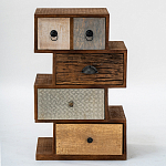 Тумба необычной формы с выдвижными ящиками Shift варинант исполнения - 2 | Loft Concept в Москве