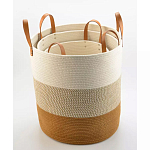 Корзина для хранения с ручками Interlacement Stripes М варинант исполнения - 1 | Loft Concept в Москве