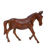 Статуэтка из дерева суар дикая лошадь Wild Horses варинант исполнения - 2 | Loft Concept в Москве