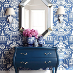 Зеркало настенное восьмиугольное Mirror Facets варинант исполнения - 2 | Loft Concept в Москве