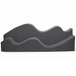 Дизайнерский модульный диван волнистой формы с цветным принтом Poltronova Superonda Sofa варинант исполнения - 15 | Loft Concept в Москве