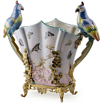 Ваза фарфоровая с попугаями Ferra варинант исполнения - 4 | Loft Concept в Москве