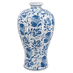 Ваза фарфоровая высокая с синими цветочными мотивами Independence варинант исполнения - 2 | Loft Concept в Москве