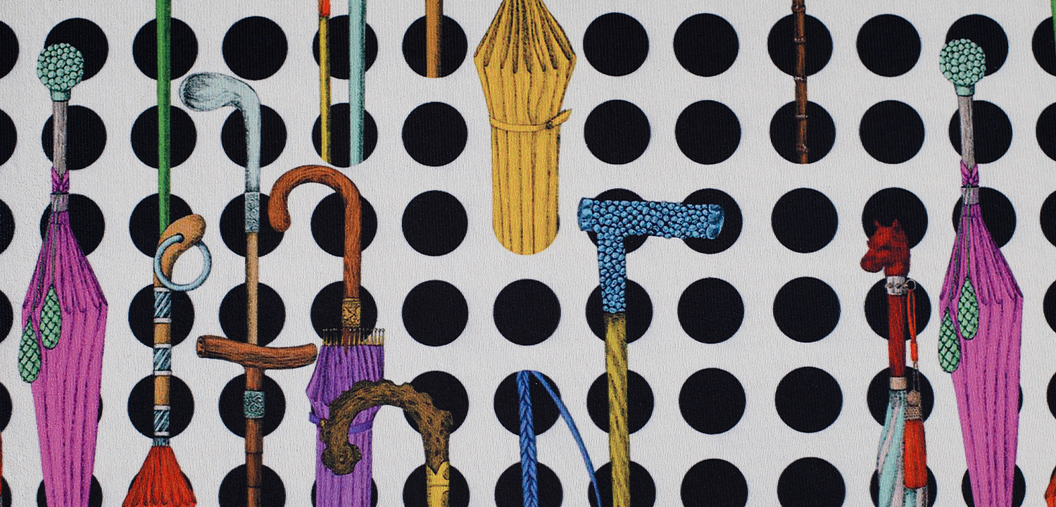 Ковер Umbrellas And Canes Fornasetti Rug Ковер Umbrellas And Canes Fornasetti Rug - Loft-Concept в Москве