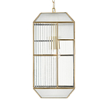 Подвесной светильник с рельефным стеклом Embossed Glass варинант исполнения - 3 | Loft Concept в Москве