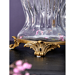 Ваза прозрачная с бронзовыми ручками в виде ангелов Eden Garden варинант исполнения - 5 | Loft Concept в Москве