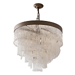 Люстра со стеклянными подвесками в виде круглых бусин Waterfall of Light варинант исполнения - 1 | Loft Concept в Москве