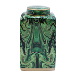 Ваза с малахитовым узором MALACHITE варинант исполнения - 1 | Loft Concept в Москве