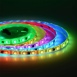 Комплект светодиодной влагозащищенной ленты 14,4W/m 60Led/m 5050SMD разноцветный 2M