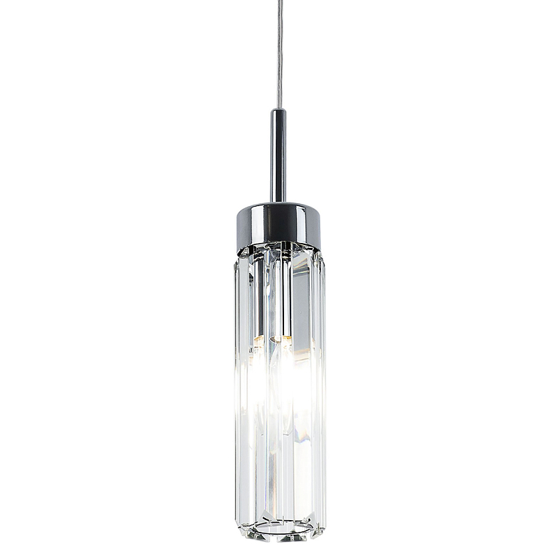       Fernand Glass Chrome Hanging Lamp     | Loft Concept 