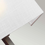 Бра с прямоугольным тканевым абажуром белого цвета Feiss варинант исполнения - 8 | Loft Concept в Москве