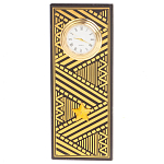 Часы подарочные настольные в виде погона Генерала из натурального камня Змеевик Gold Military Clock варинант исполнения - 4 | Loft Concept в Москве