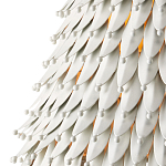 Подвесной светильник белый металлический в форме колокола White Natural Lines варинант исполнения - 1 | Loft Concept в Москве