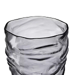 Ваза стеклянная фактурная Crumpled Vase 25,3 см варинант исполнения - 2 | Loft Concept в Москве