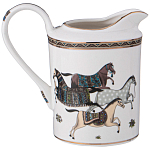 Чайный сервиз из фарфора с изображением лошадей на 6 персон 15 предметов Porcelain Horse Set  варинант исполнения - 5 | Loft Concept в Москве