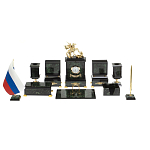 Настольный письменный набор из нефрита в подарочной коробке Victorious варинант исполнения - 1 | Loft Concept в Москве