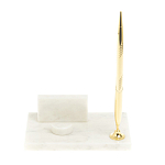 Подставка для телефона с ручкой из натурального камня креноид Natural Stone Stand варинант исполнения - 2 | Loft Concept в Москве