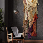 Тканый вручную абстрактный гобелен Коралловый риф Coral reef варинант исполнения - 1 | Loft Concept в Москве