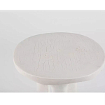 Дизайнерский журнальный стол белый на 3-х ножках в виде ступней African table варинант исполнения - 2 | Loft Concept в Москве