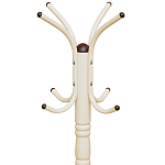 Вешалка напольная бежевая с 4-мя металлическими крючками Noble Branches варинант исполнения - 2 | Loft Concept в Москве