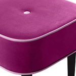 Квадратный мягкий пуф на черных ножках Winton Pouf Square варинант исполнения - 18 | Loft Concept в Москве