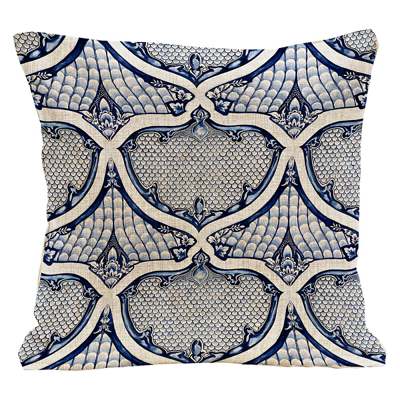   Blue Spades Pillow      | Loft Concept 
