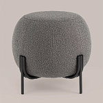 Пуф в ткани букле темно-серого цвета Pikelet варинант исполнения - 2 | Loft Concept в Москве