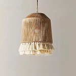 Люстра круглая плетеная с кисточками Small Solar Glow варинант исполнения - 3 | Loft Concept в Москве